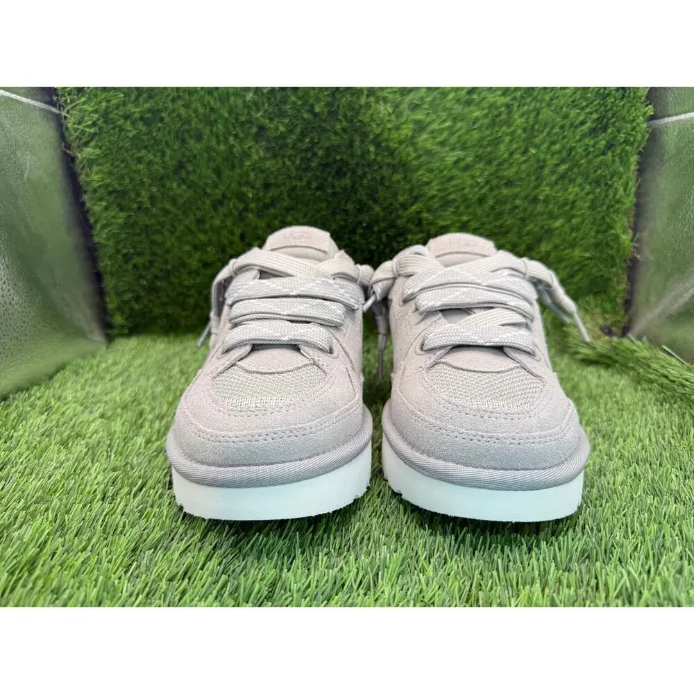 UGG Lo Lowmel 1168890BLK Athletic Sneaker Women's 8 Beige Suede Running Sports